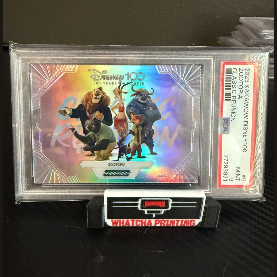 2023 Kakawow Phantom Disney 100 Zootopia Classic Reunion PSA 9 #13 Holo Prizm