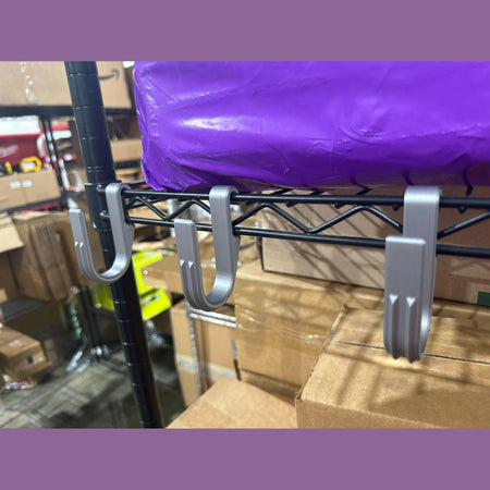 3D Printed Wire Rack Hooks/Hangers (5 pack).