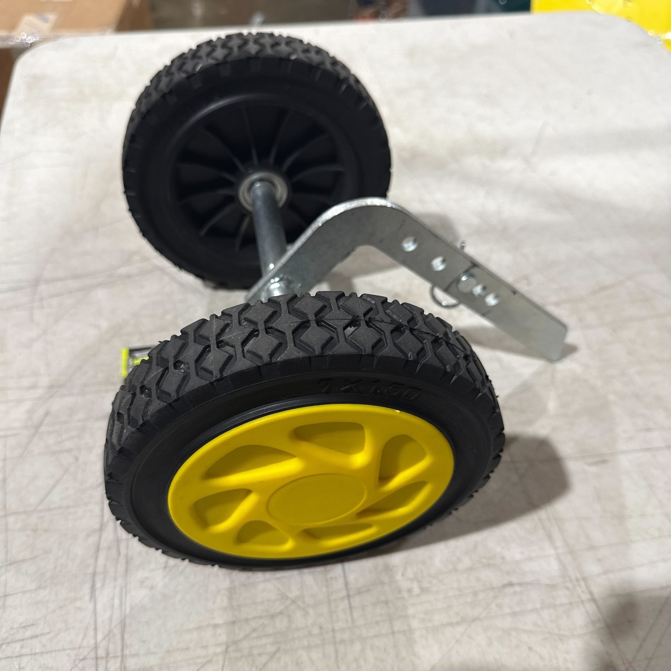 USED Wheel Assembly For 43cc Champion Tiller model# 100882