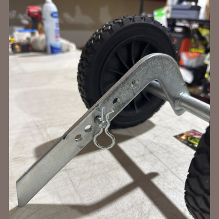 USED Wheel Assembly For 43cc Champion Tiller model# 100882