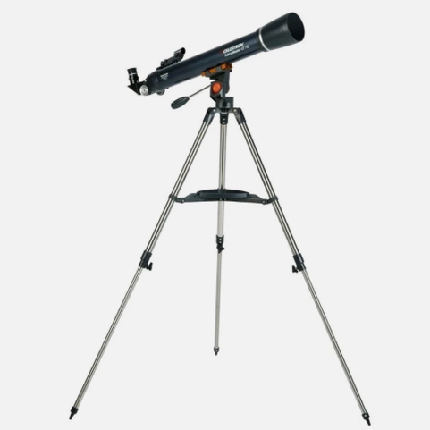 NEW Celestron AstroMaster LT 70 AZ Telescope Tripod Smartphone Adapter New Bluetooth.