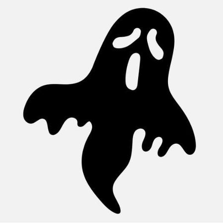 Vinyl Halloween Ghost Decal
