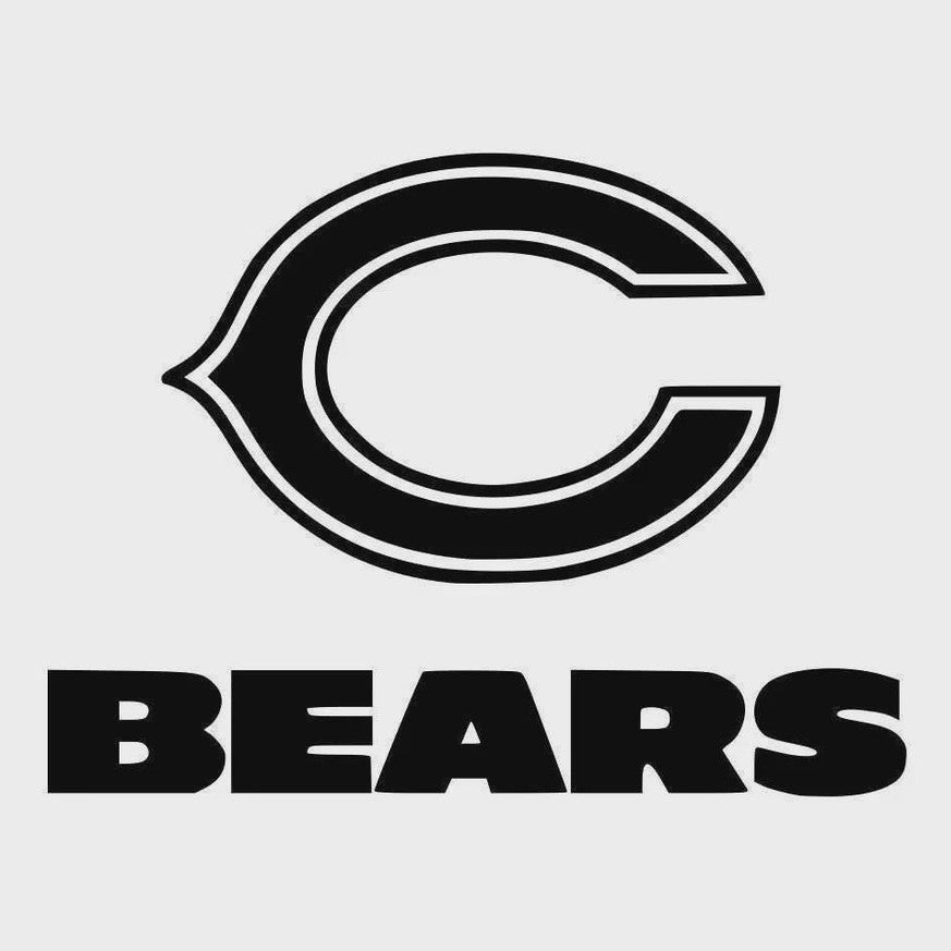 Chicago Bears Vinyl Sticker- NFL Sticker for Cars, Trucks, Windows