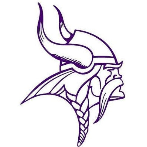 Minnesota Vikings Logo Vinyl Decal Fan Gear NFL Car Window Sticker Cornhole