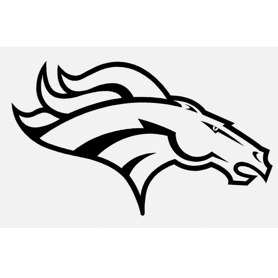 Denver broncos Logo Vinyl Decal Fan Gear NFL Car Window Sticker Cornhole