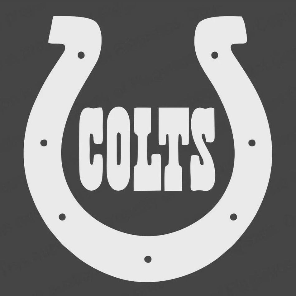 Indianapolis Colts Football Vinyl Decal Sticker for NFL Car Truck Window