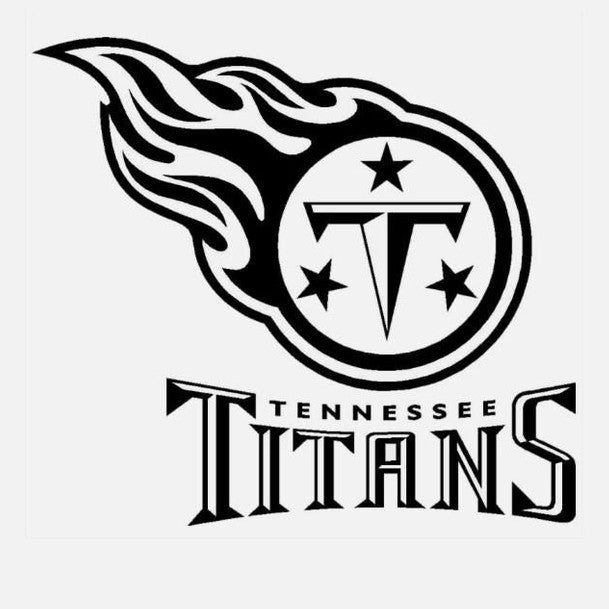 Tennessee Titans logo NFL Vinyl Decal Window Laptop Any Size Any Color