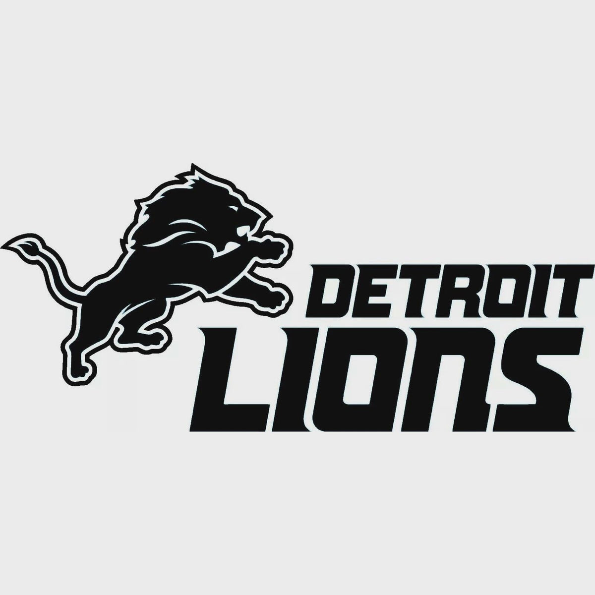 Detroit Lions Window Sticker Vinyl Decal any size