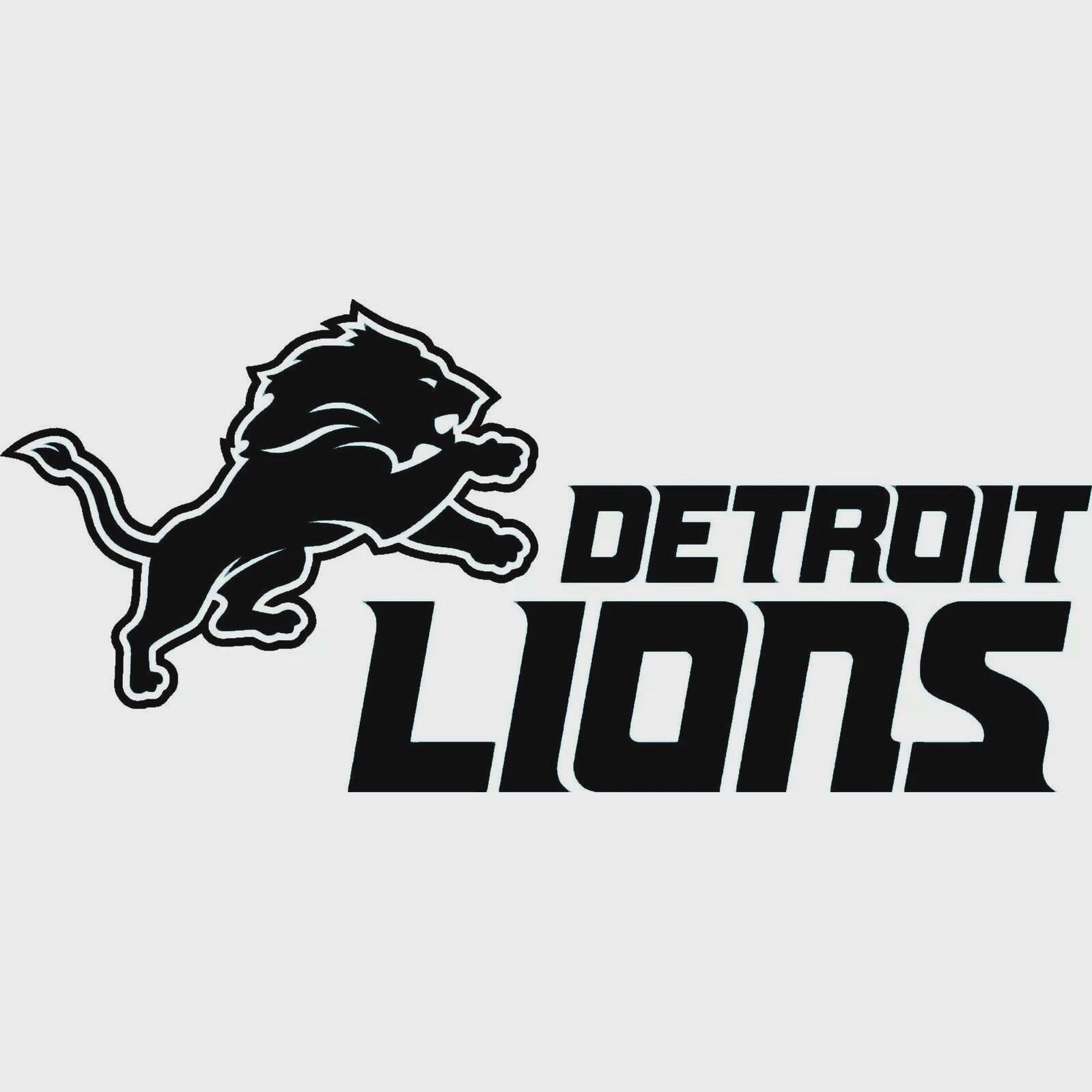 Detroit Lions Window Sticker Vinyl Decal any size