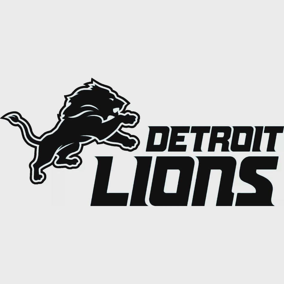 Detroit Lions Window Sticker Vinyl Decal any size