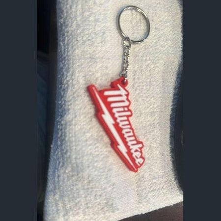 3d printed Milwaukee keychain W/keyring buy more and save