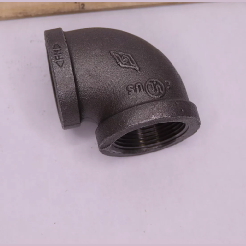 NEW 1-1/4" BLACK MALLEABLE IRON 90 ELBOW DEG 90° ELBOW fitting pipe npt LOT 4450.