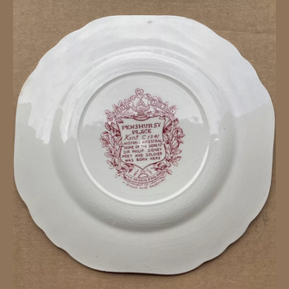 USED J&G Meakin Romantic England Penshurst Place Bread & Butter Plate 6Ct LOT 4495.