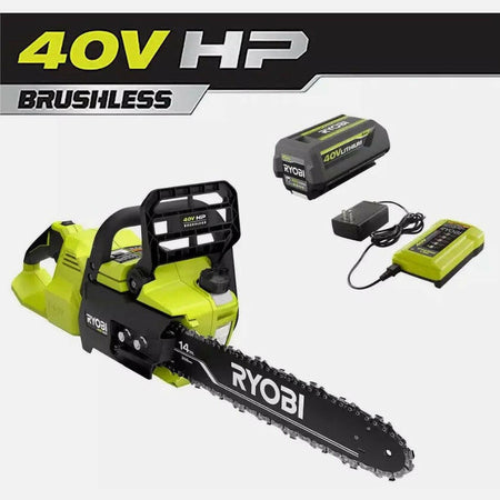 YOU PICK Condition Ryobi RY405100 18" 40V HP Chainsaw NEW, OPEN BOX, USED, PARTS.