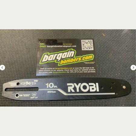 OB Ryobi Chainsaw P546 Bar ONLY 10 inch BAR OEM original 316668001  LOT 2266.