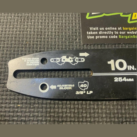 OB Ryobi Chainsaw P546 Bar ONLY 10 inch BAR OEM original 316668001  LOT 2266.