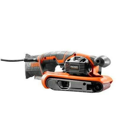 RIDGid PARTS ONLY WILL NOT WORK R2740 6.5 Amp Corded 3 in. x 18 in. Heavy-Duty Variable Speed Belt Sander LOT 3947.