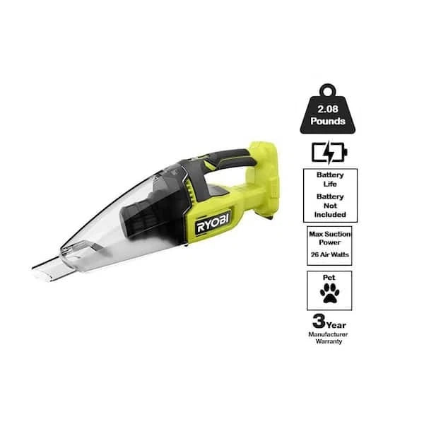 RYOBI PCL705B Hand Vacuum 18V Multi-Surface Cordless (TOOL ONLY) USED.