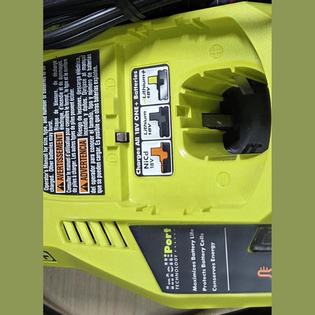 Ryobi P117 One+ 18V Lithium-Ion Ni-Cad Battery charger 30-Minute Fast Charger OPEN BOX