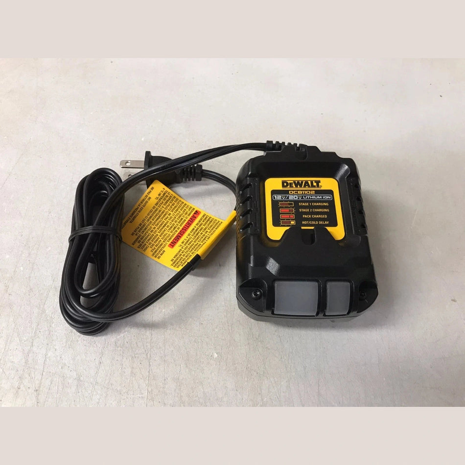 Genuine OEM DeWALT DCB1102 12V / 20V Max Li-Ion Compact Battery Charger NEW