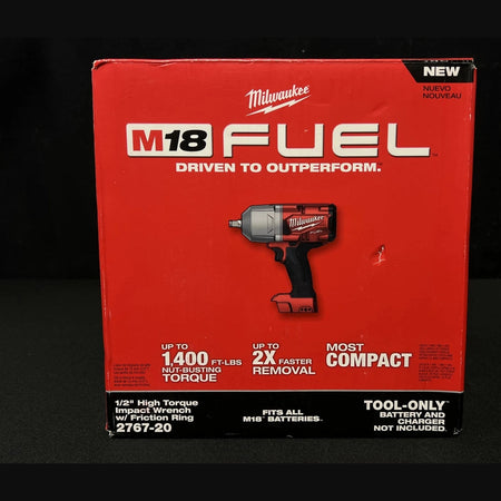 Milwaukee 2767-20 M18 Fuel High Torque 1/2" Friction Ring Impact Wrench OPEN BOX YARD /PICK UP