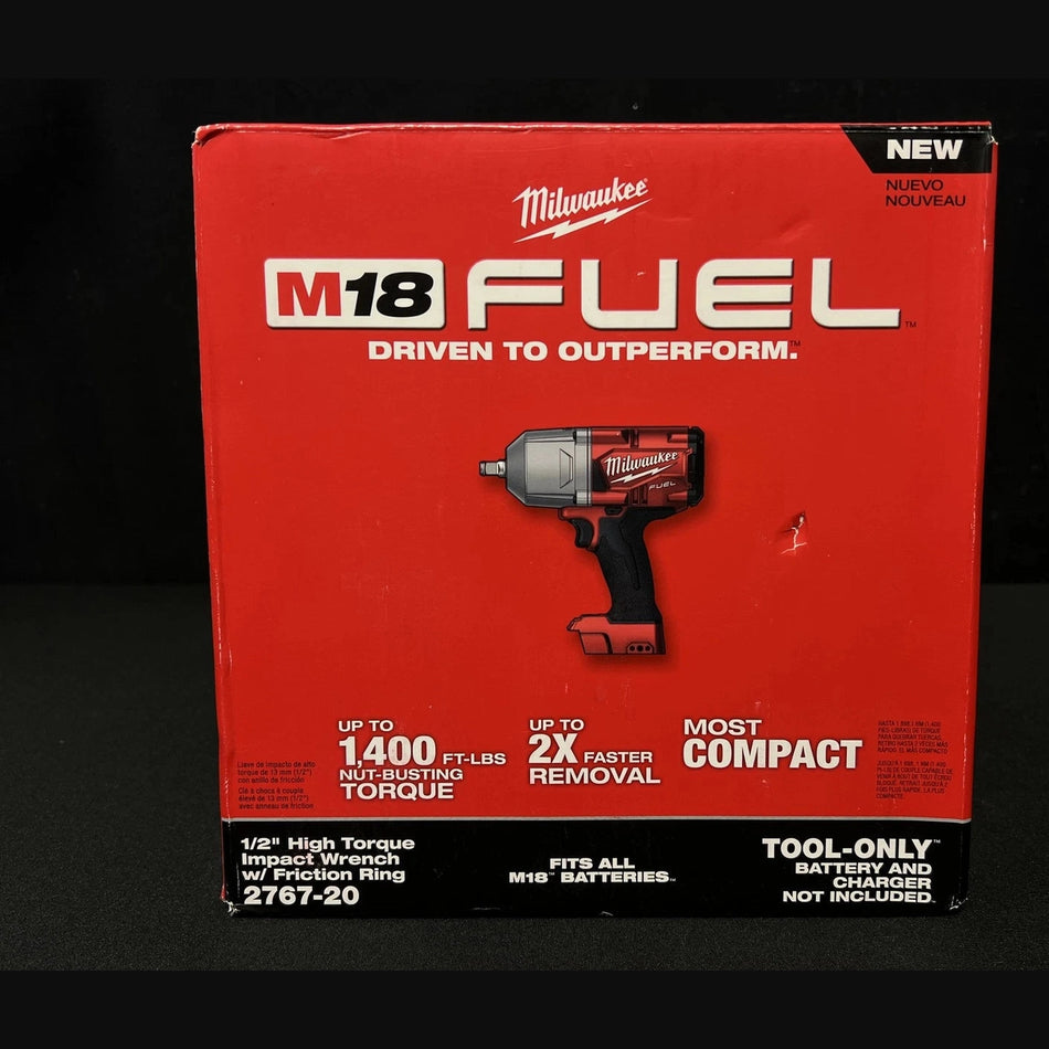 Milwaukee 2767-20 M18 Fuel High Torque 1/2" Friction Ring Impact Wrench OPEN BOX YARD /PICK UP