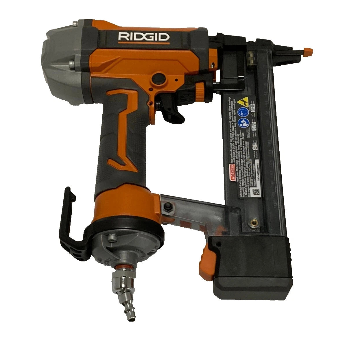 RIDGID Pneumatic 18-Gauge 1-1/2 in. Finish Stapler AT161002 OPEN BOX