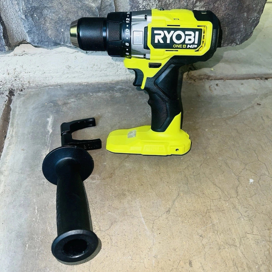 OPEN BOX Ryobi One+ HP 18V 1/2 in Hammer Drill Tool Only Model PBLHM101B