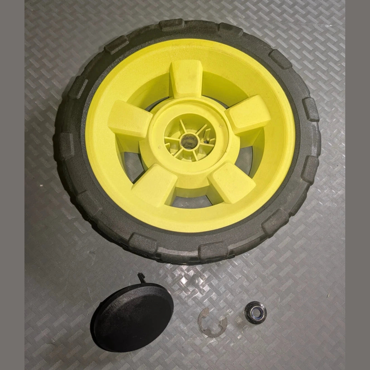 USED Ryobi Ry40706 40V Cordless 9” Edger Replacement Parts - Rear Wheel Assembly