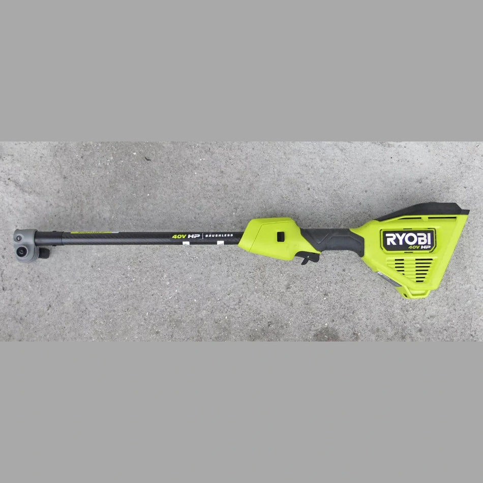 You Pick Condition Brushless 40V Ryobi RY40HPPH01 Power Head Carbon Fiber Shaft, Attachment Capable New, Open Box, Used.
