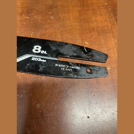 Used Genuine Parts 8” Guide Bar Assembly For Ryobi P4360 Cordless 18V 8” Pole Saw