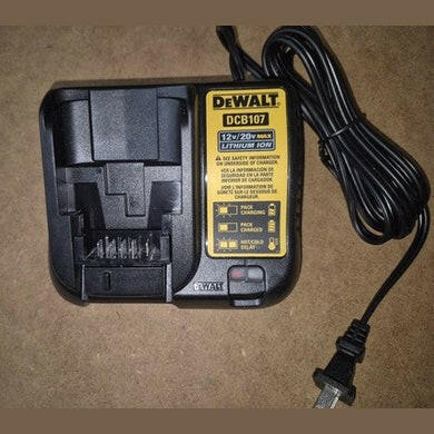 DEWALT DCB107 12V/20V MAX Lithium Ion Battery Charger OPEN BOX.