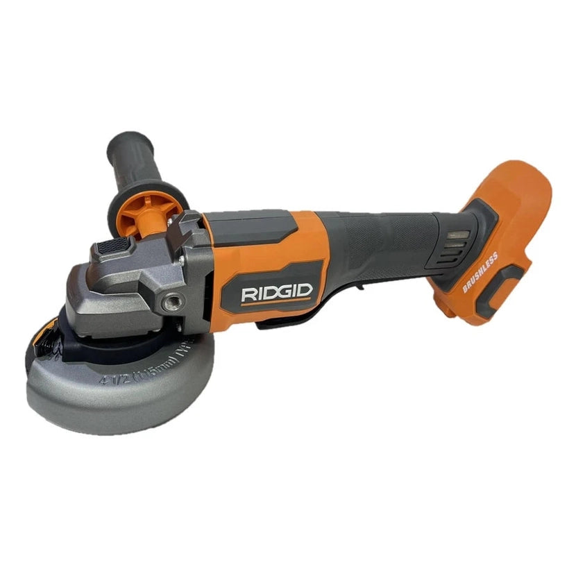 Ridgid R86047 - 18V Brushless Cordless 4-1/2" Paddle Switch Angle Grinder USED.